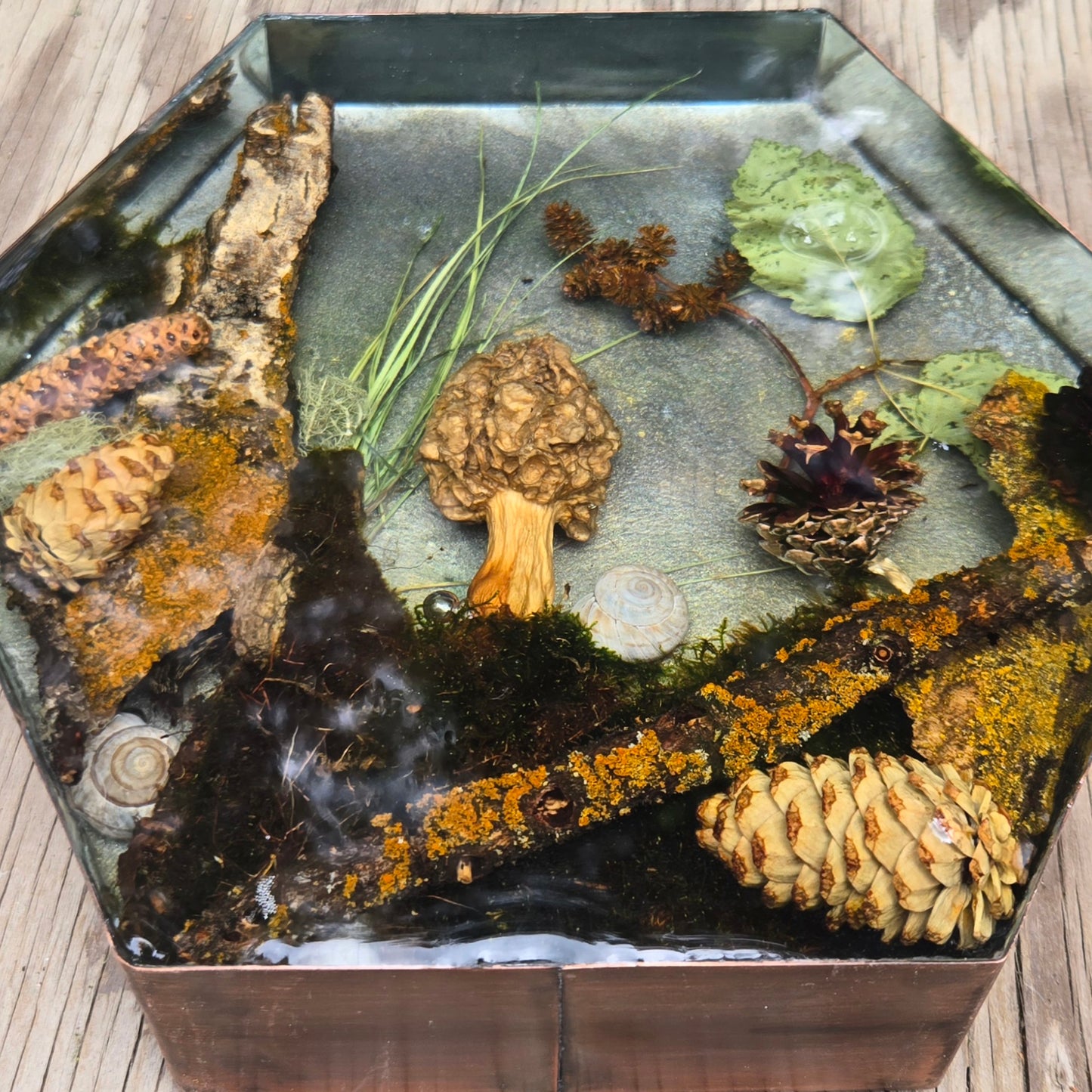 Mushroom standig block